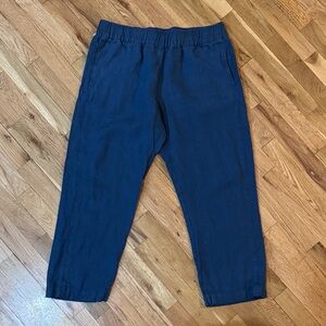 American Giant Women’s Navy Linen Pants